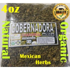 Gobernadora, Te gobernadora : Larrea tridentata Chaparral leaf, gobernadora tea
